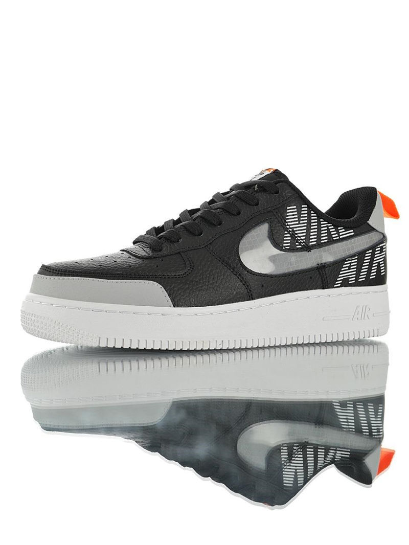 nike air force 1 - Negro Gris Fluor