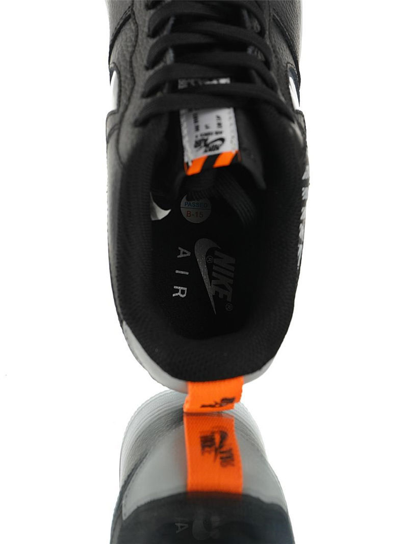 nike air force 1 - Negro Gris Fluor