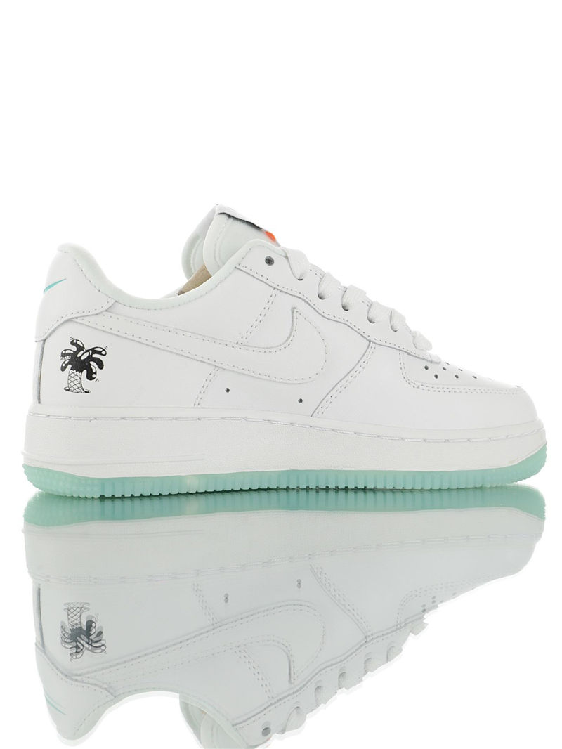 nike air force 1 - Blanco Negro Celeste