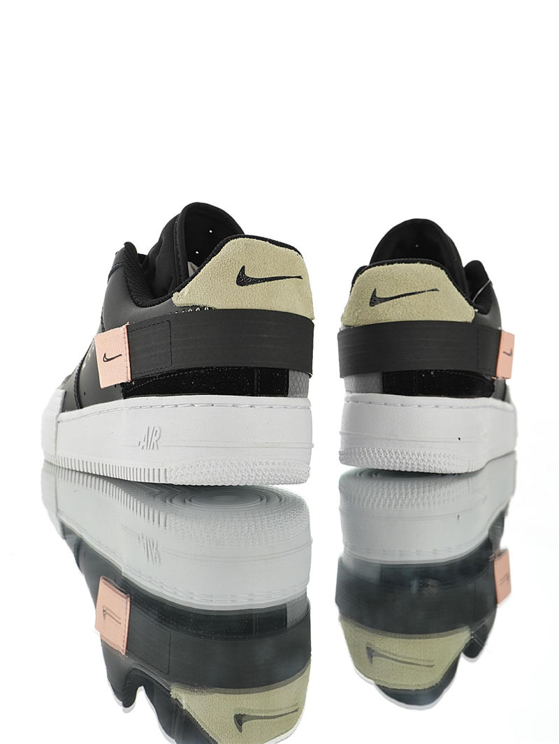 nike air force 1 - Negro Gris