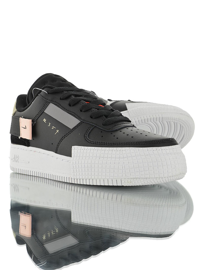 nike air force 1 - Negro Gris