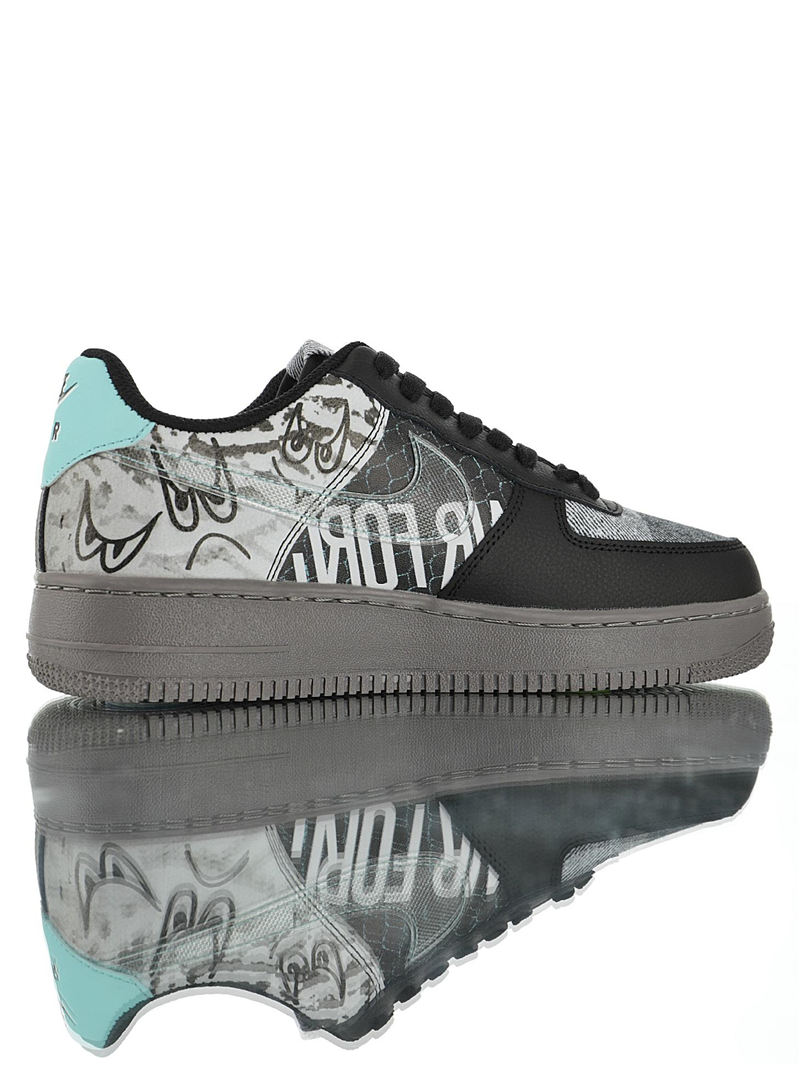 nike air force 1 - Blanco Gris Menta