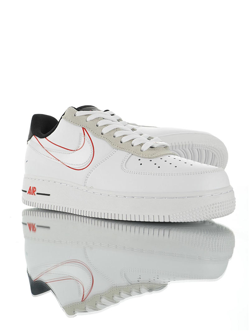 nike air force 1 - Blanco Gris Negro