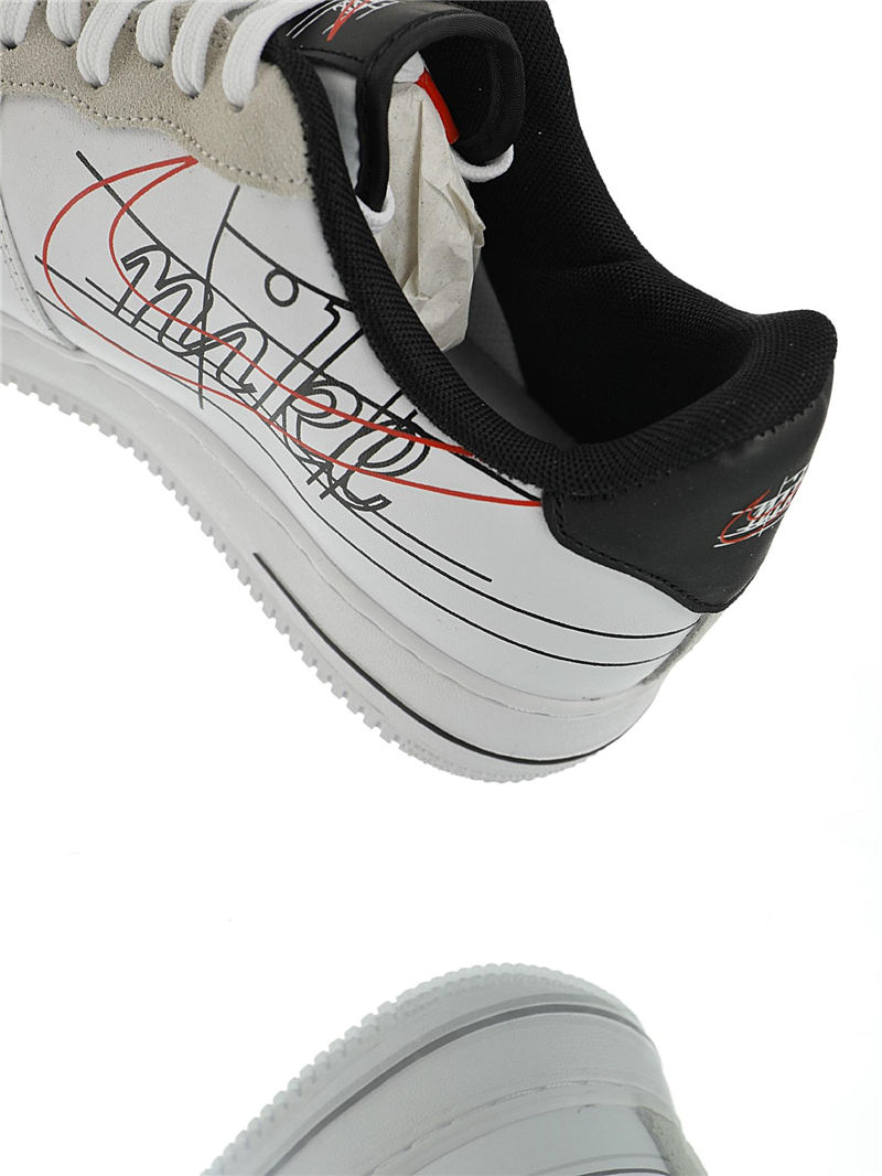 nike air force 1 - Blanco Gris Negro
