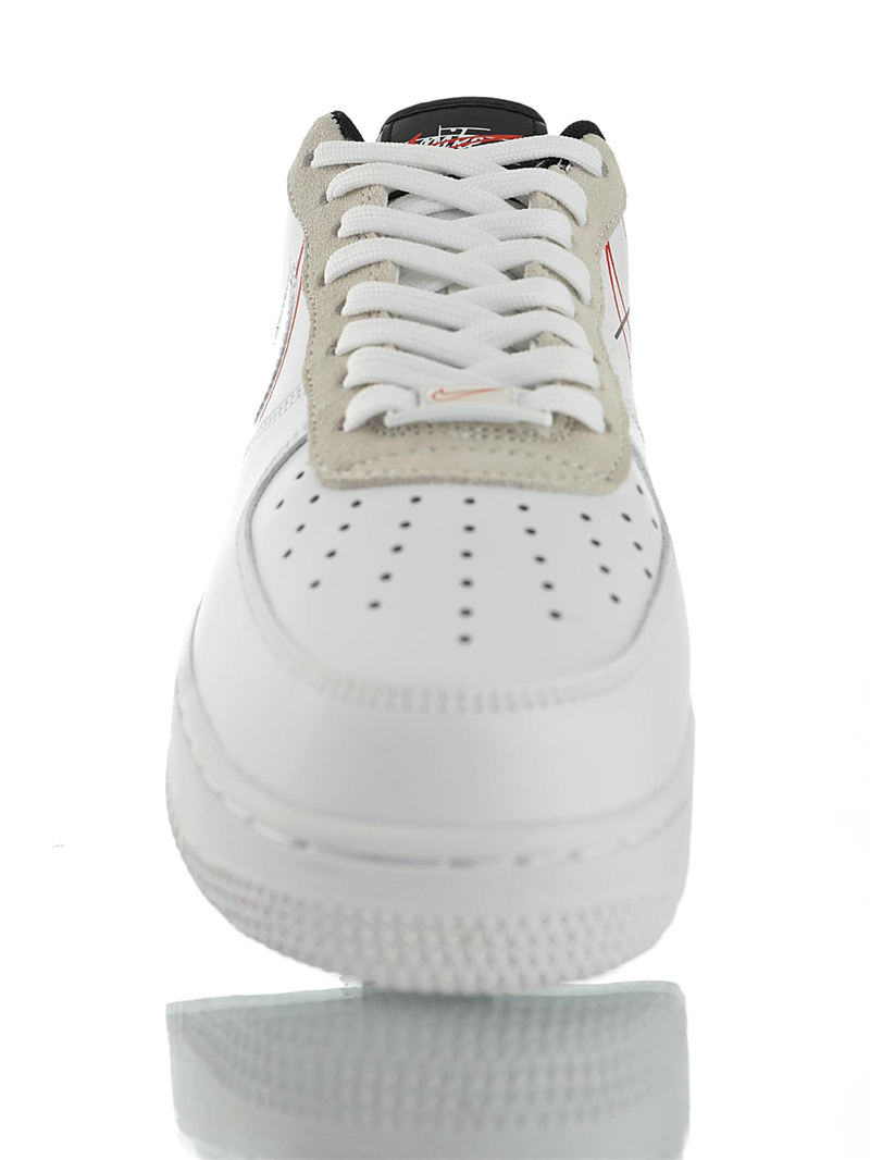 nike air force 1 - Blanco Gris Negro