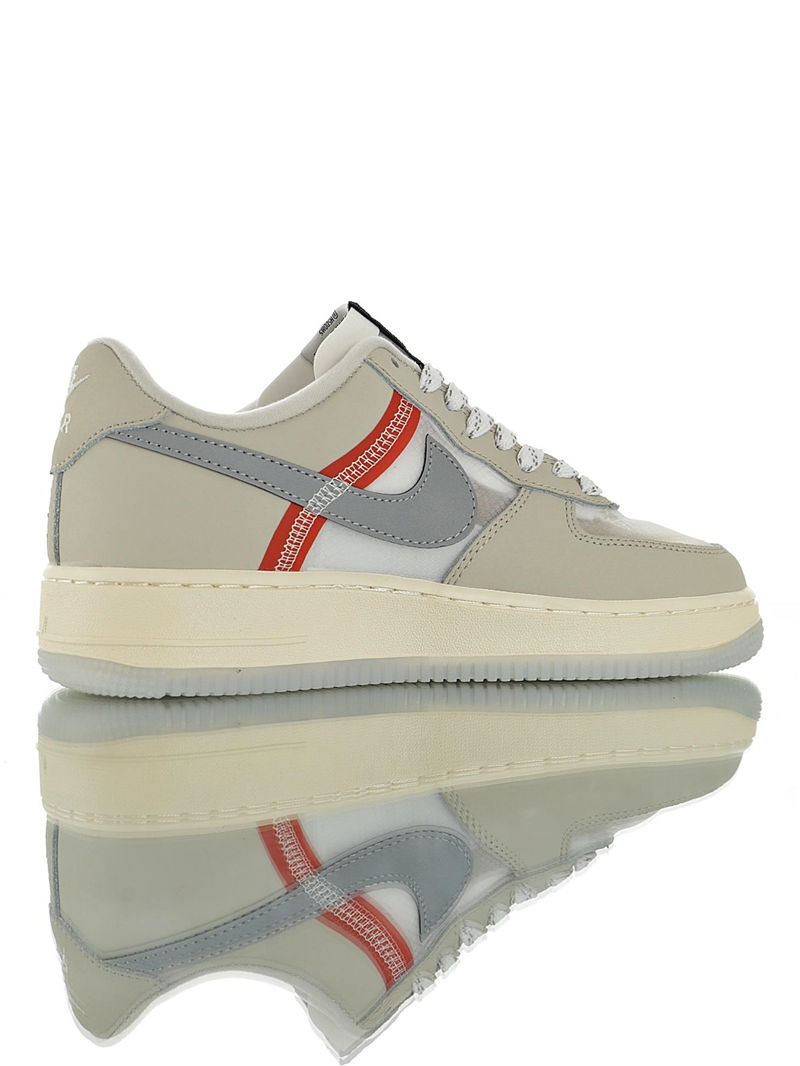 nike air force 1 - Gris Transparente