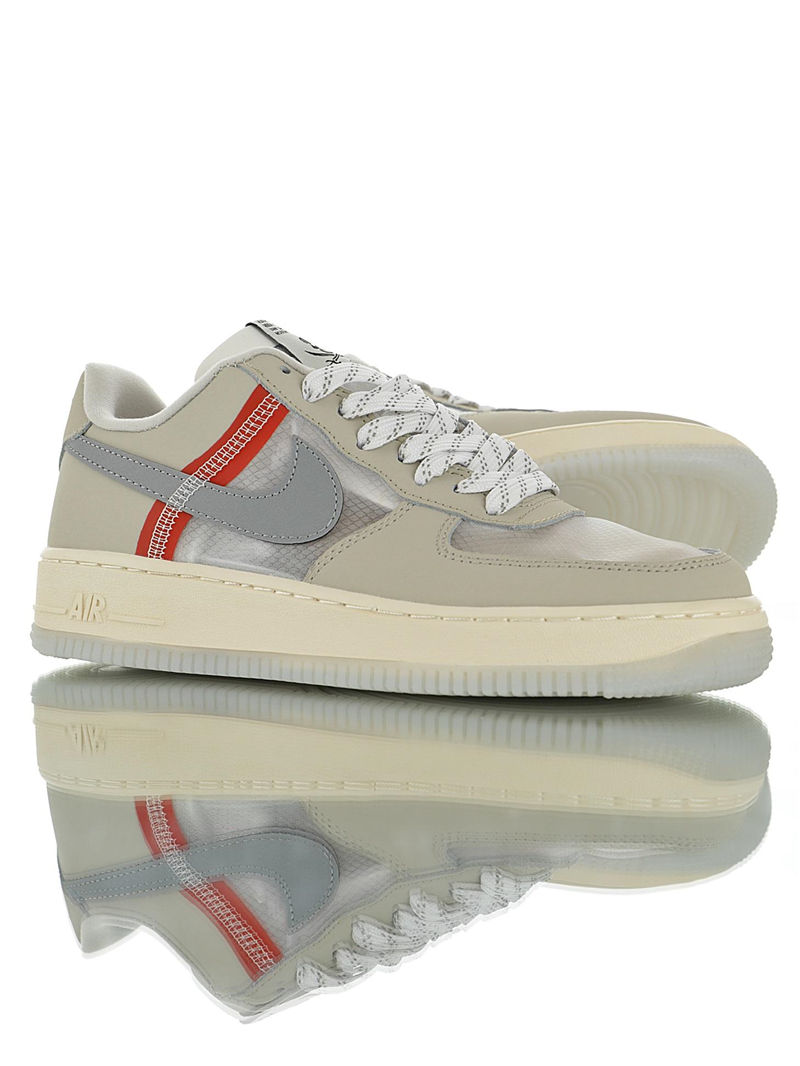 nike air force 1 - Gris Transparente
