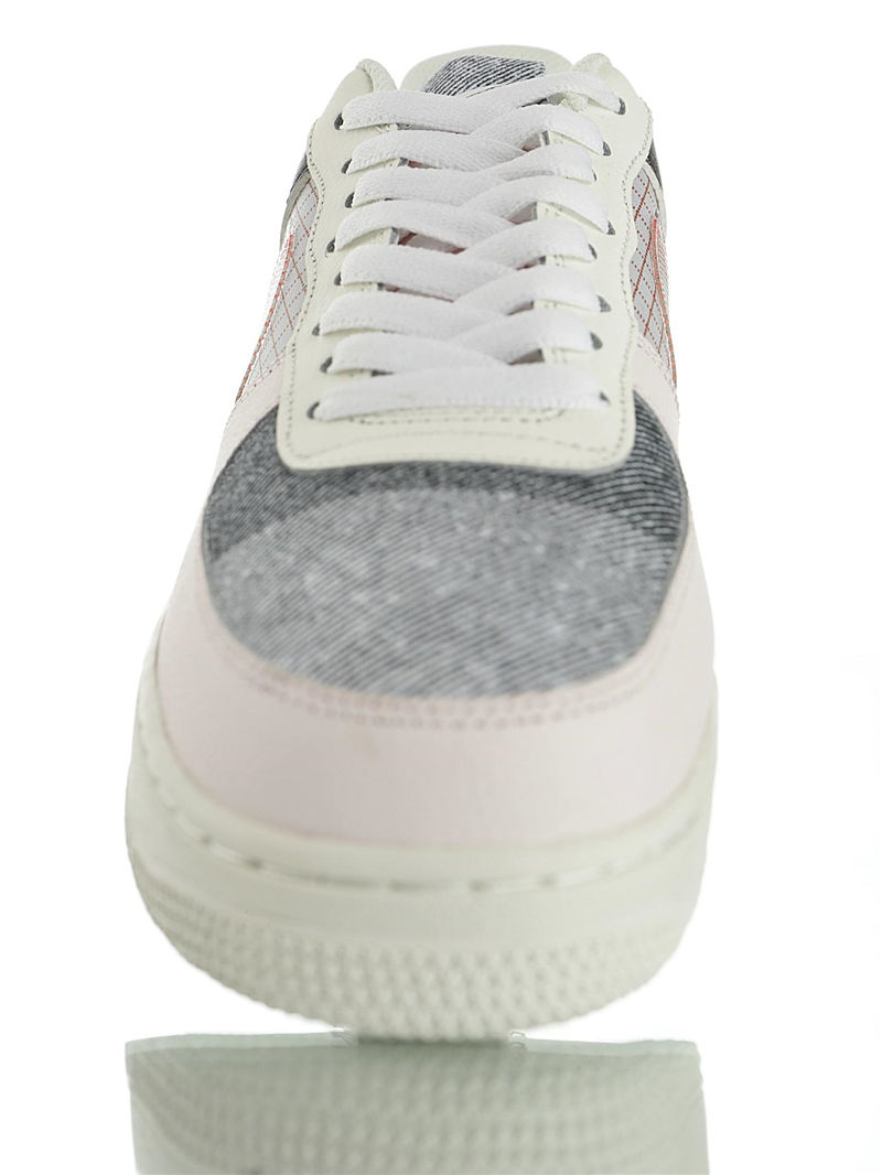 nike air force 1 - Gris Blanco