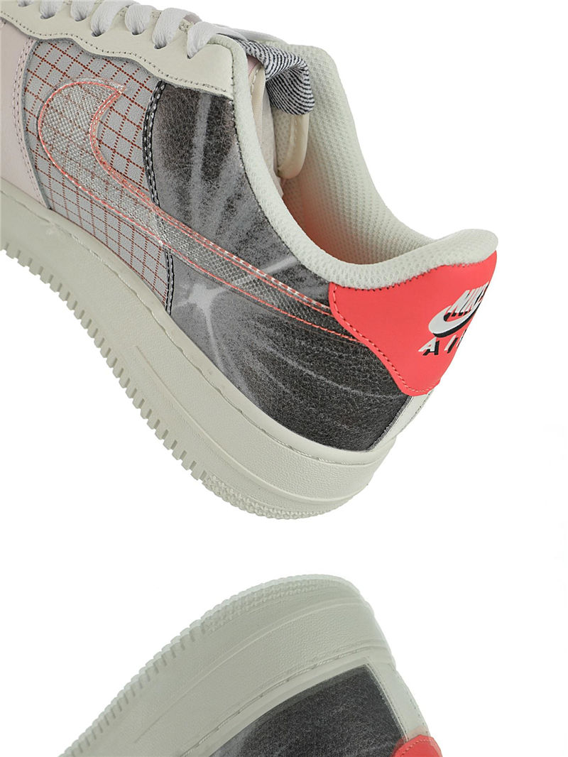 nike air force 1 - Gris Blanco