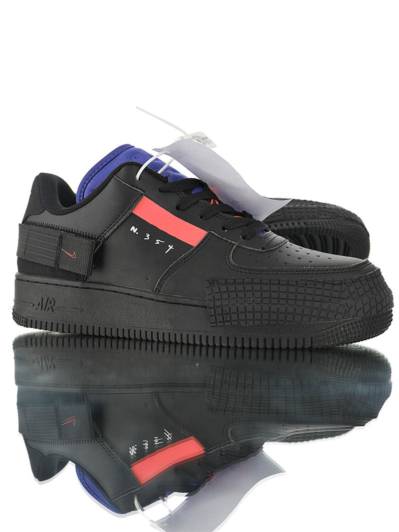 nike air force 1 - Negro Azul