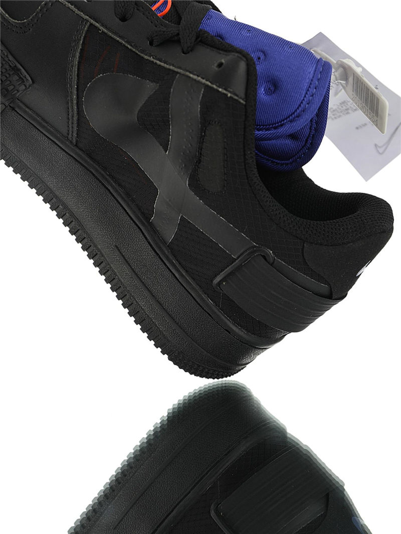 nike air force 1 - Negro Azul