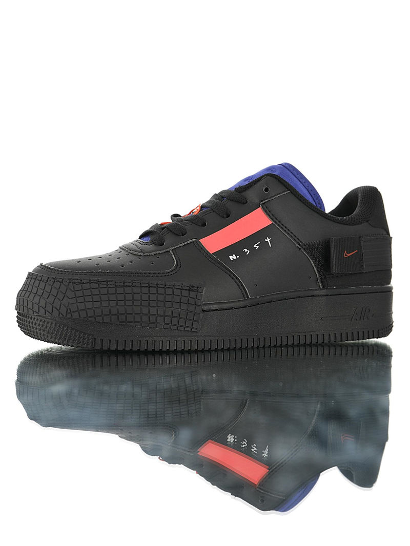 nike air force 1 - Negro Azul