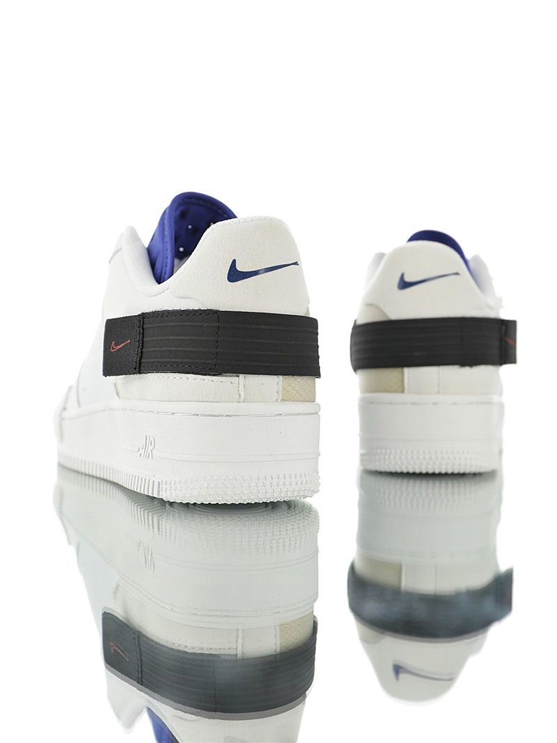 nike air force 1 - Blanco Transparente Azul