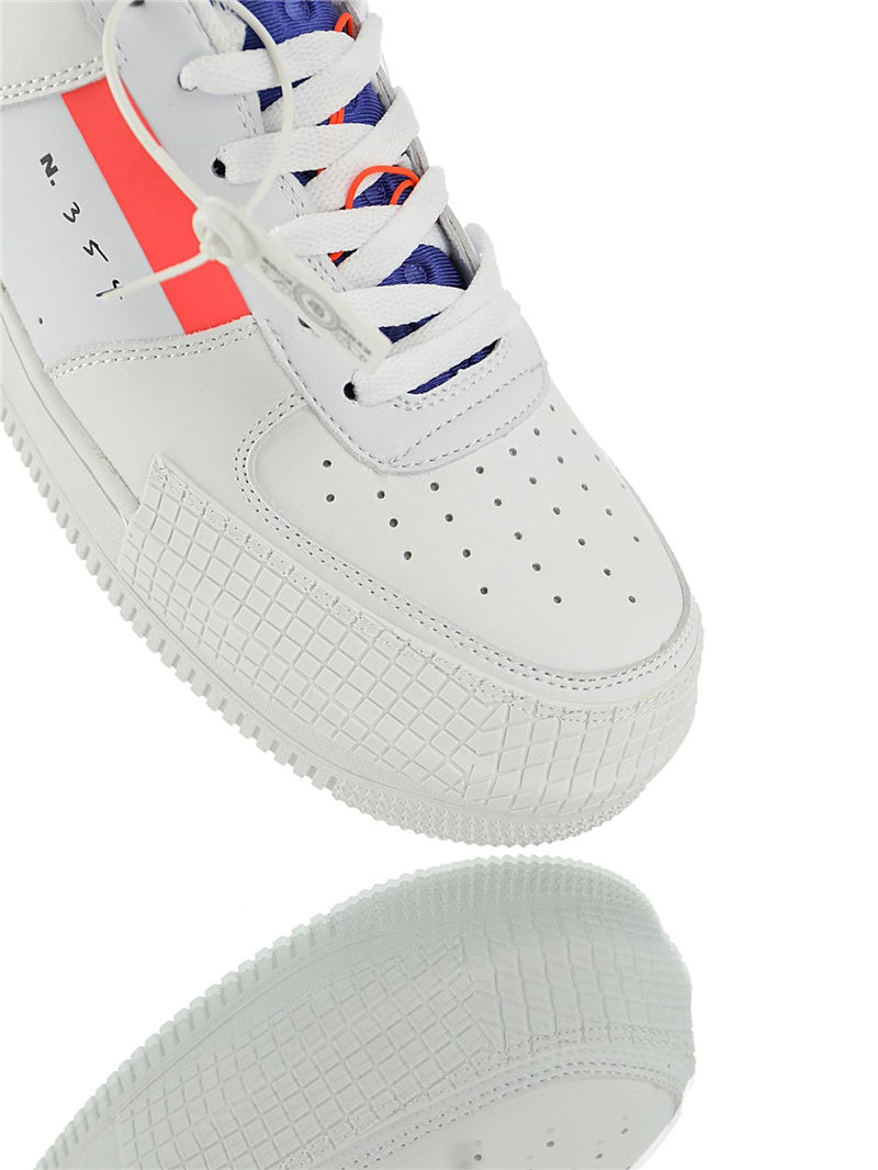 nike air force 1 - Blanco Transparente Azul
