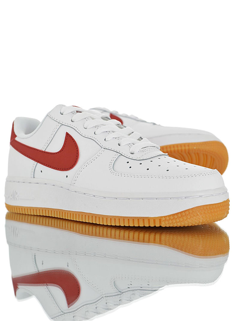 nike air force 1 - Blanco Rojo