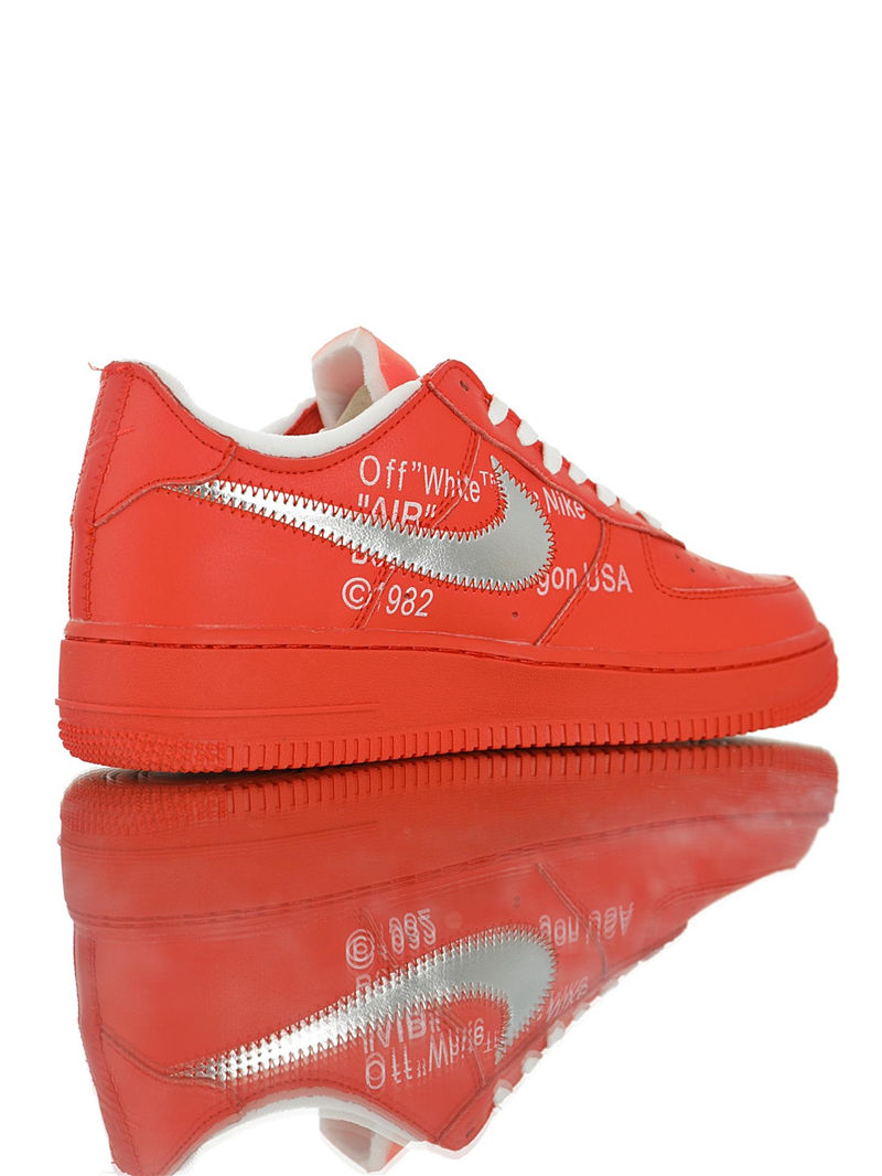 nike air force 1 - Rojo Plateado