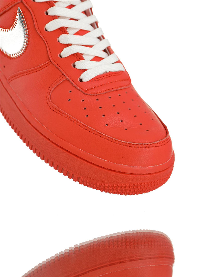 nike air force 1 - Rojo Plateado