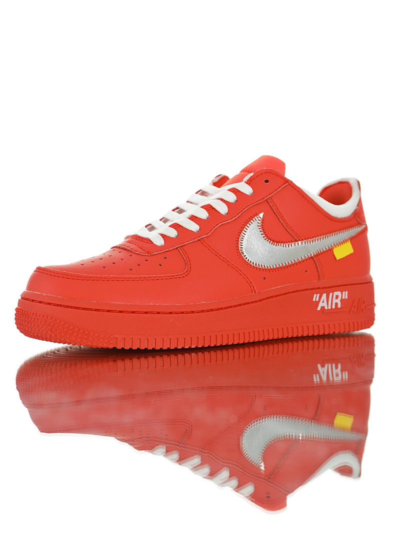 nike air force 1 - Rojo Plateado