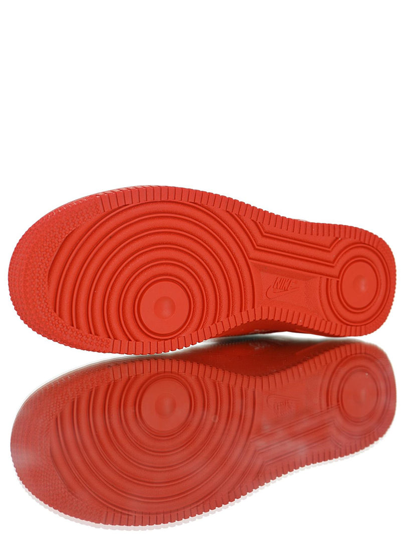 nike air force 1 - Rojo Plateado