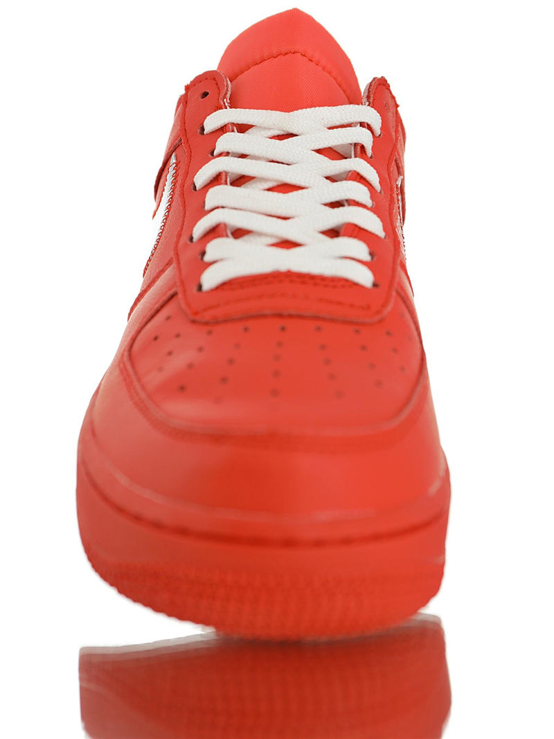 nike air force 1 - Rojo Plateado