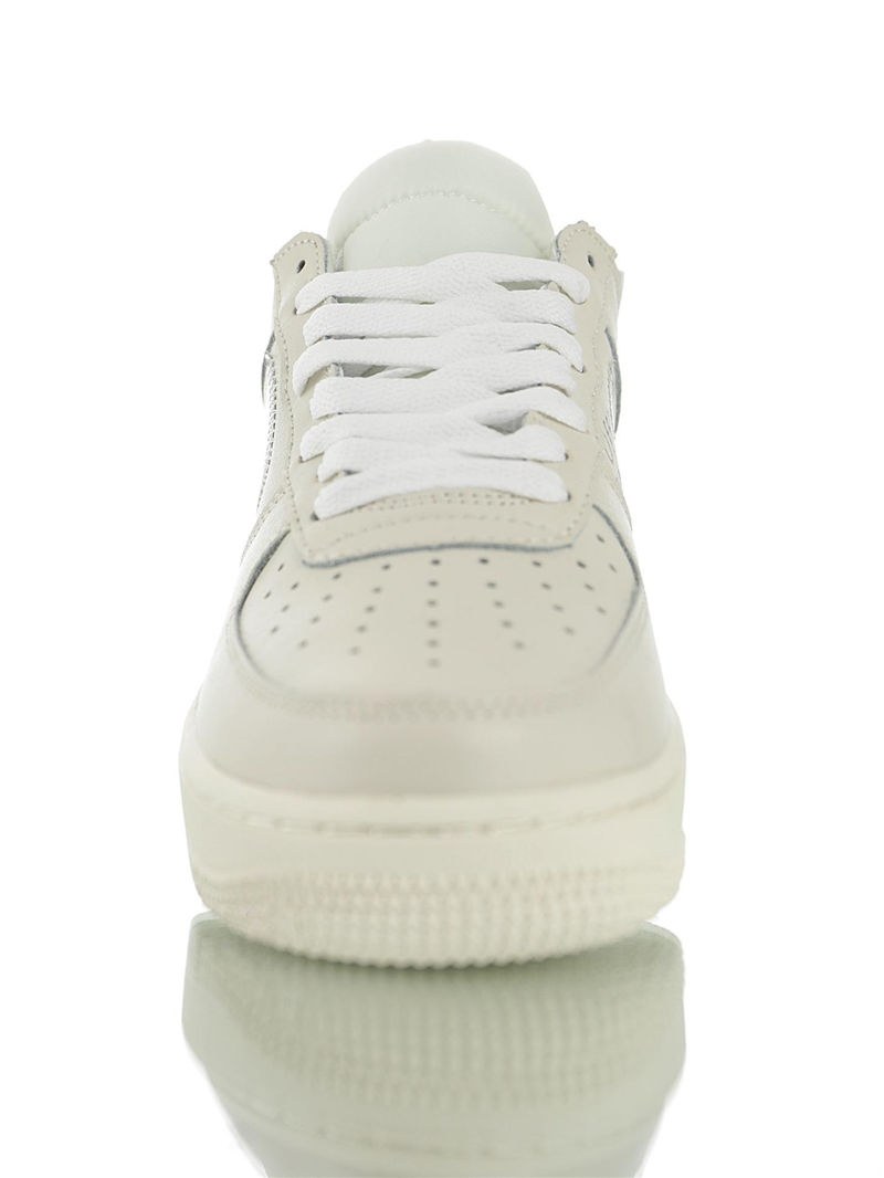 nike air force 1 - Gris Plateado