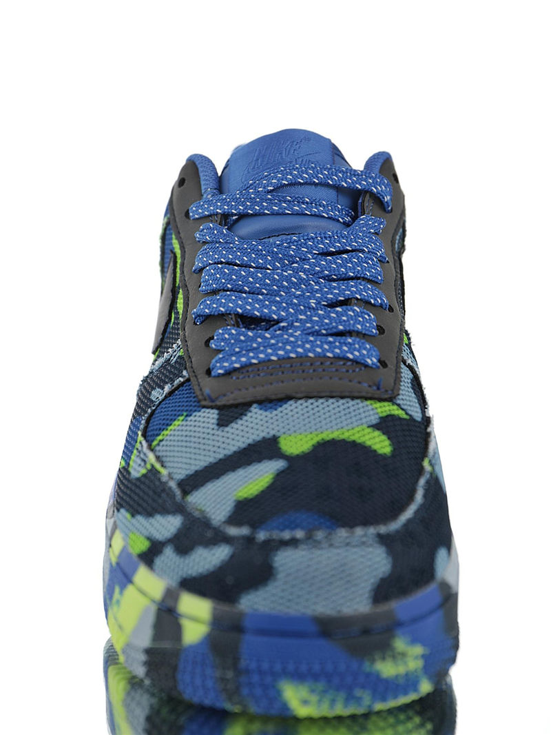 nike air force 1 - Negro Azul Celeste Verde Fluor