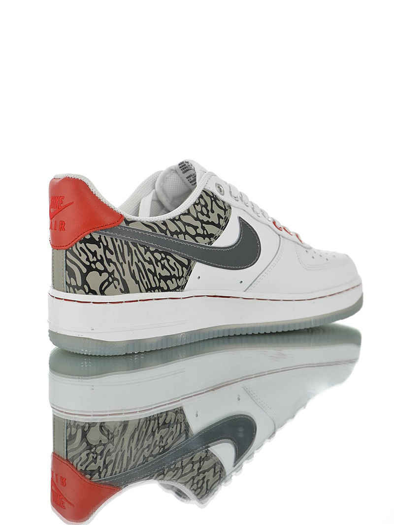 nike air force 1 - Blanco Negro Gris