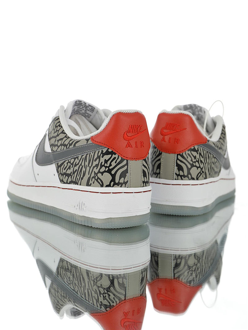 nike air force 1 - Blanco Negro Gris