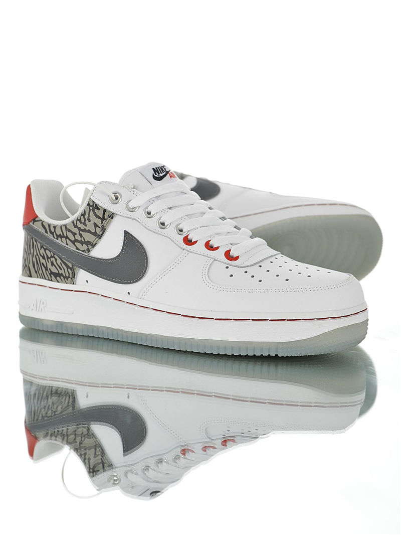 nike air force 1 - Blanco Negro Gris