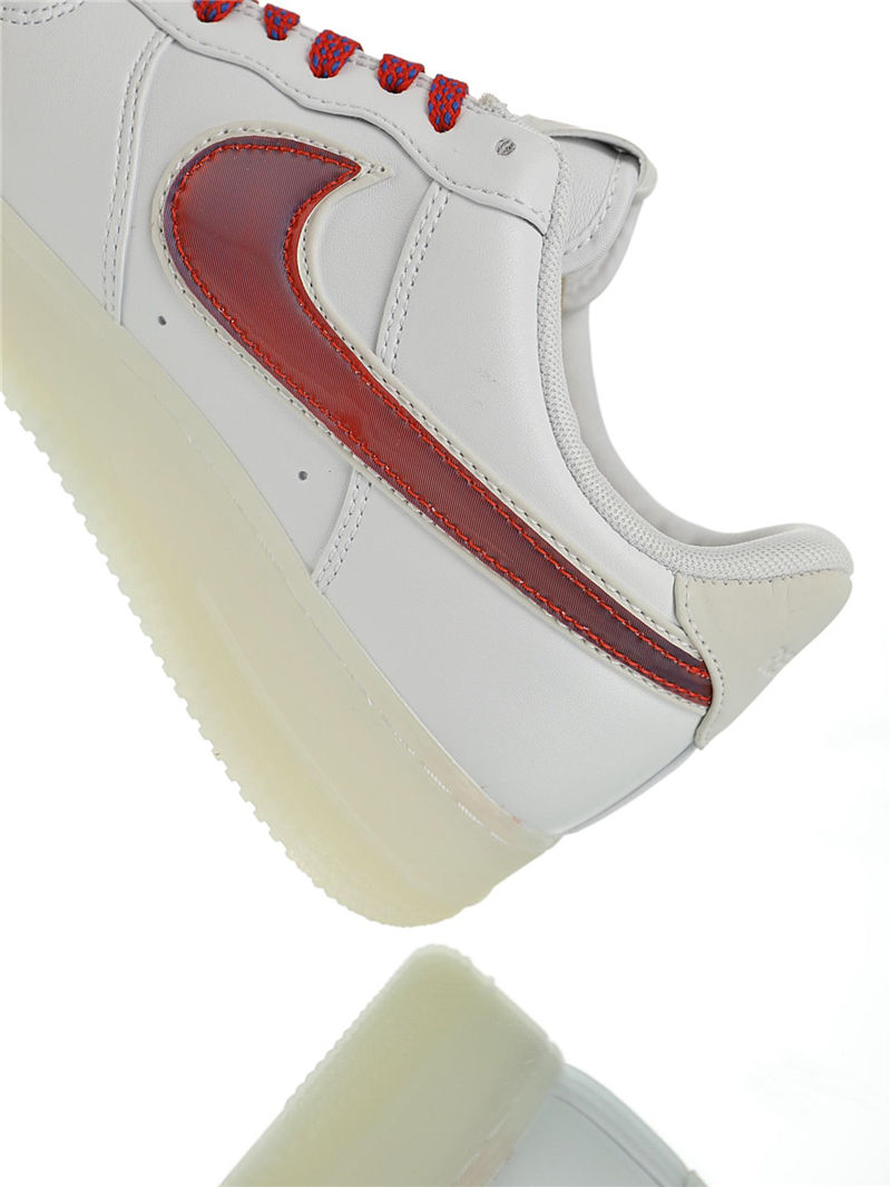 nike air force 1 - Blanco Rojo