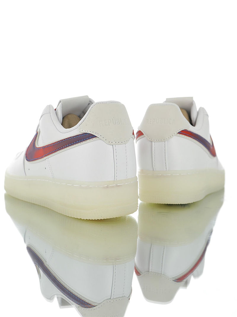nike air force 1 - Blanco Rojo