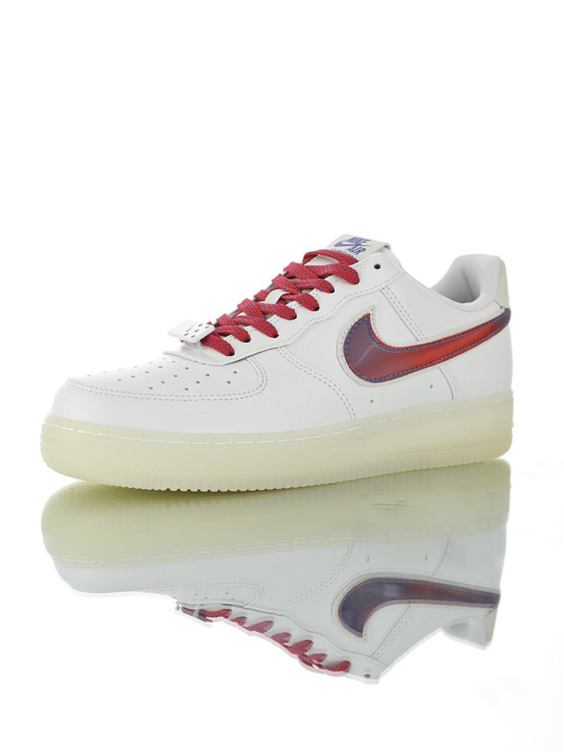 nike air force 1 - Blanco Rojo