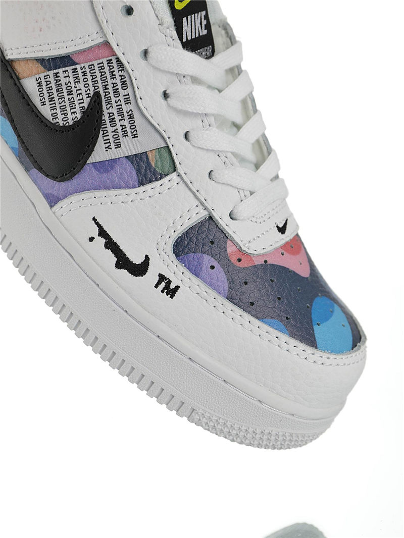 nike air force 1 - Blanco Negro Arcoiris