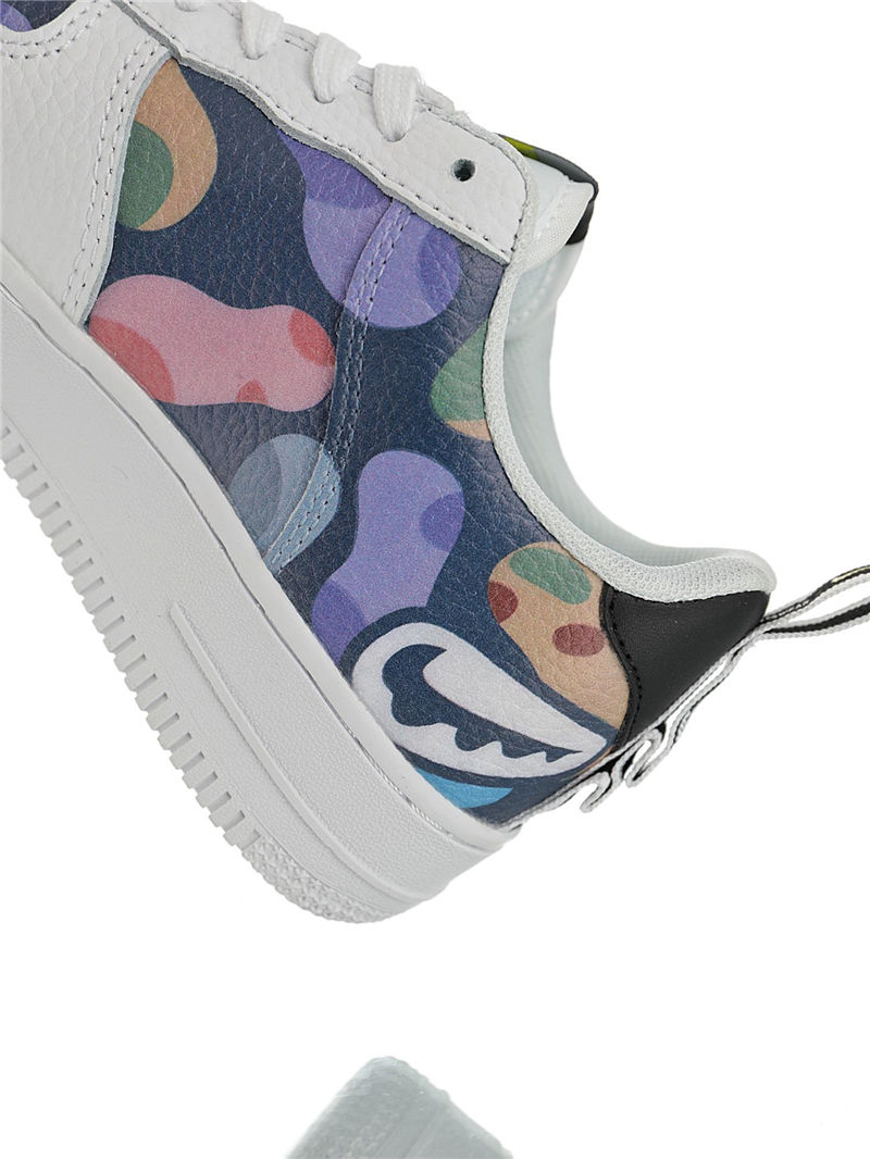 nike air force 1 - Blanco Negro Arcoiris