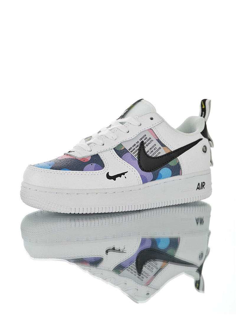 nike air force 1 - Blanco Negro Arcoiris