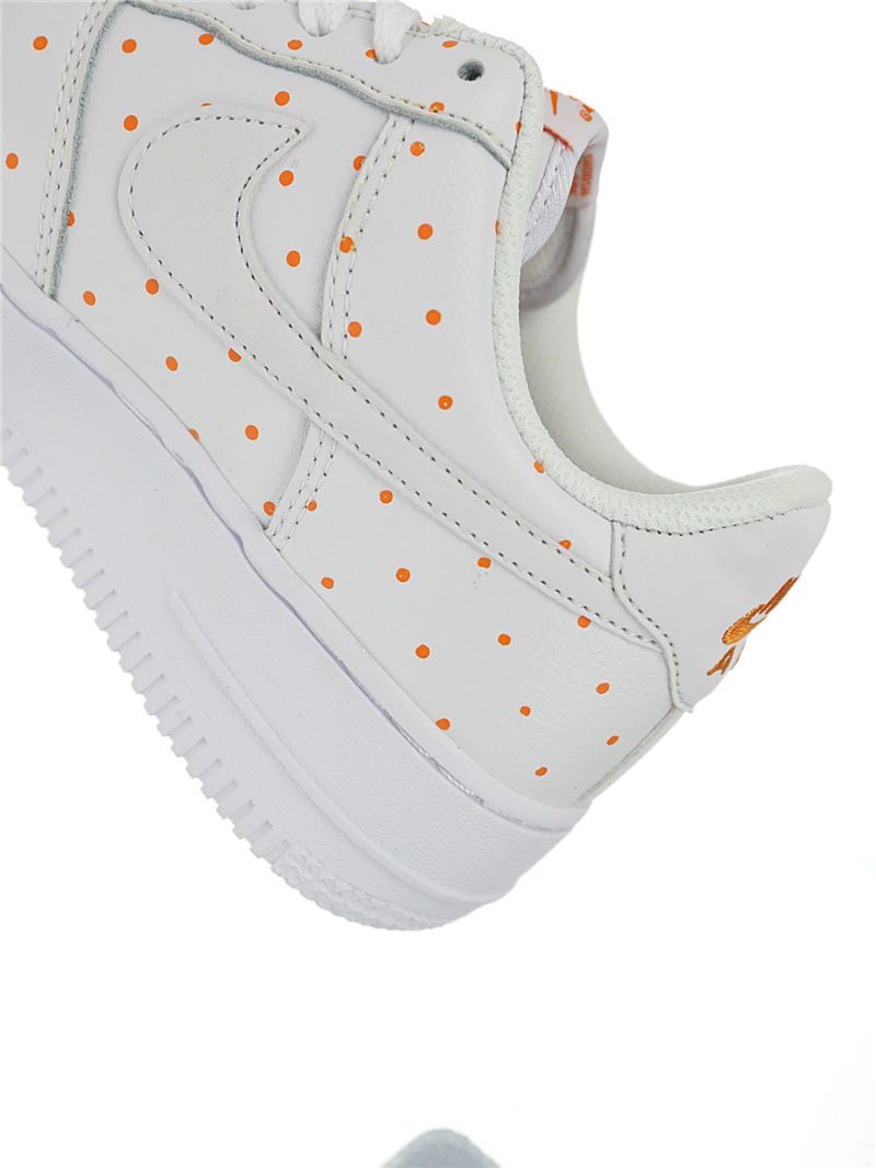 nike air force 1 - Blanco Naranjo