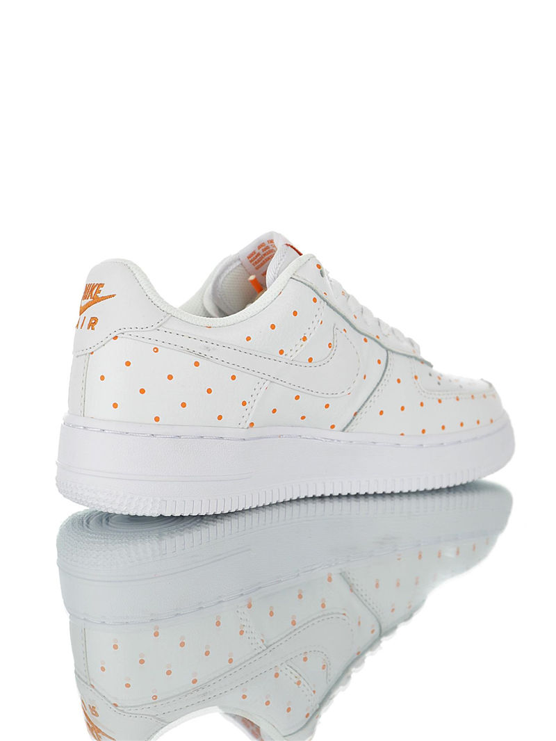 nike air force 1 - Blanco Naranjo