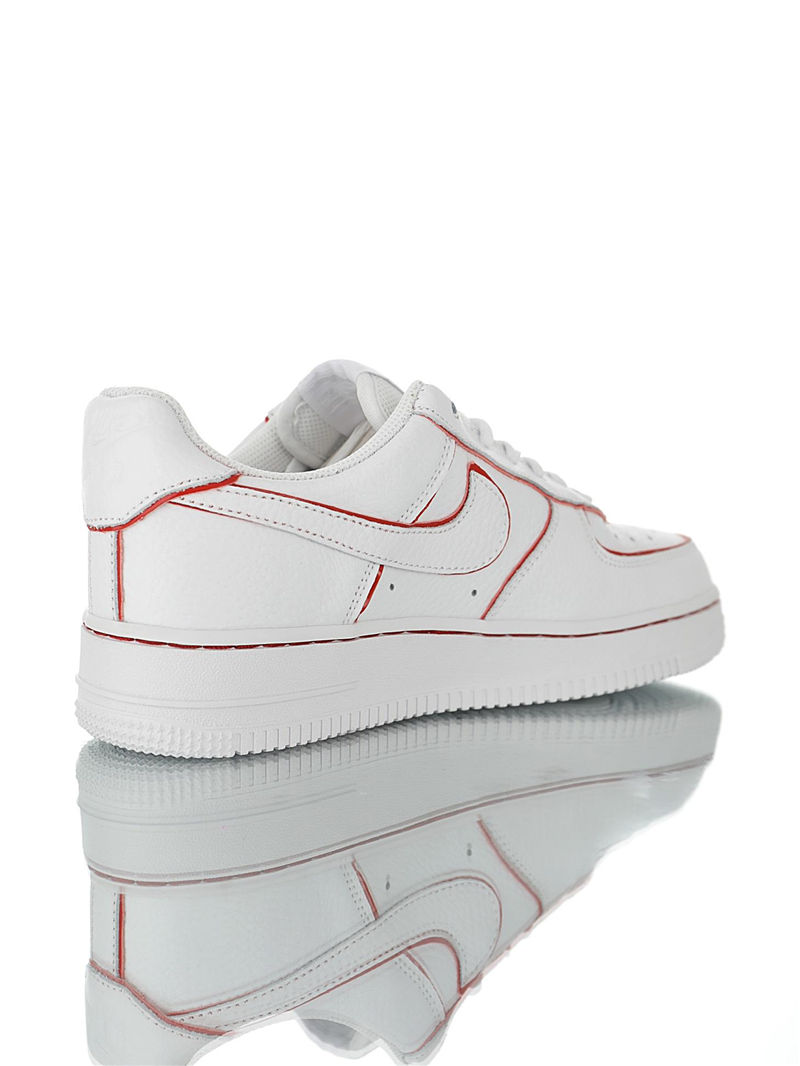 nike air force 1 - Blanco Rojo