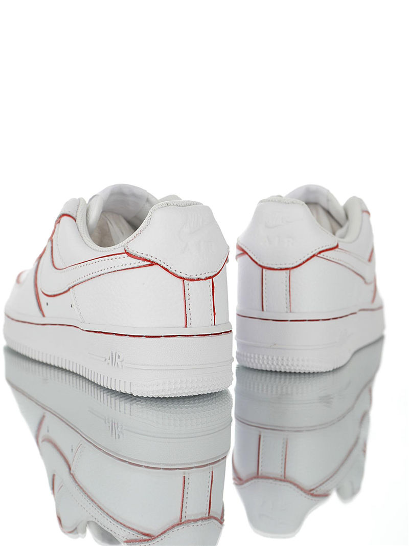 nike air force 1 - Blanco Rojo