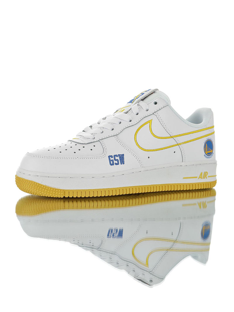 nike air force 1 - Blanco Amarillo