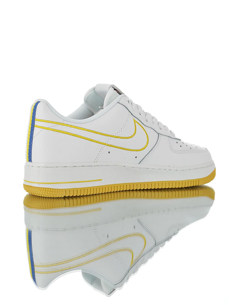 nike air force 1 - Blanco Amarillo