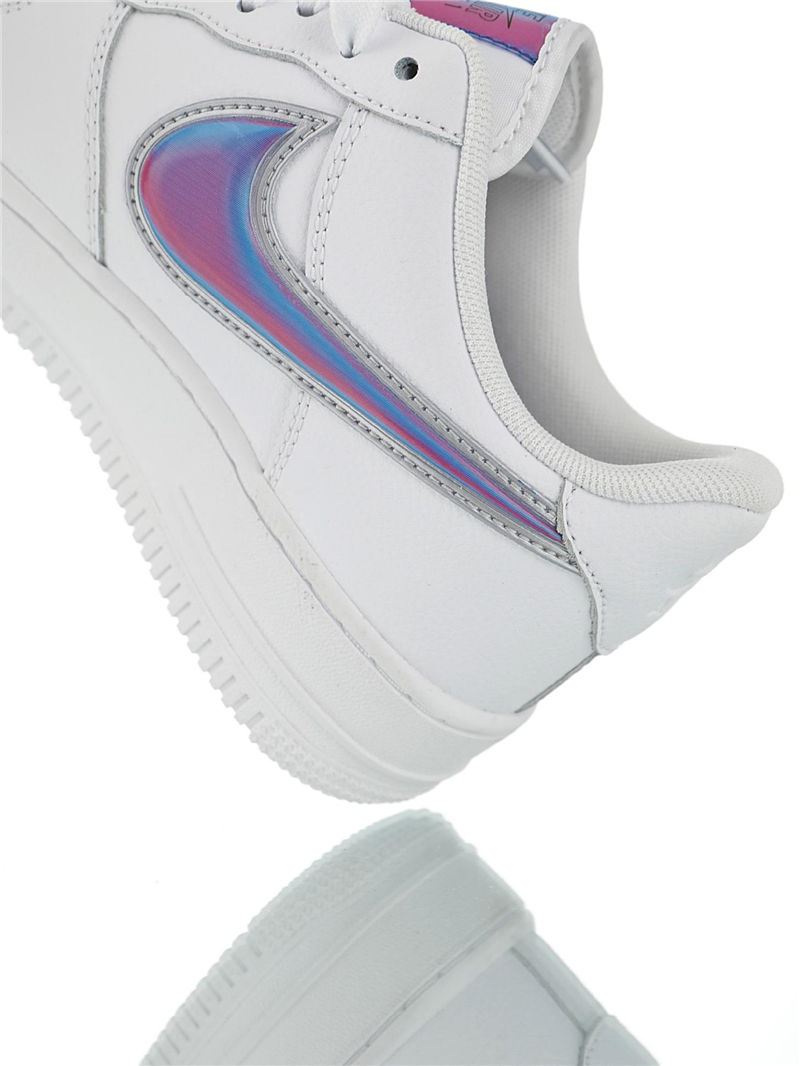 nike air force 1 - Blanco Rojo Azul