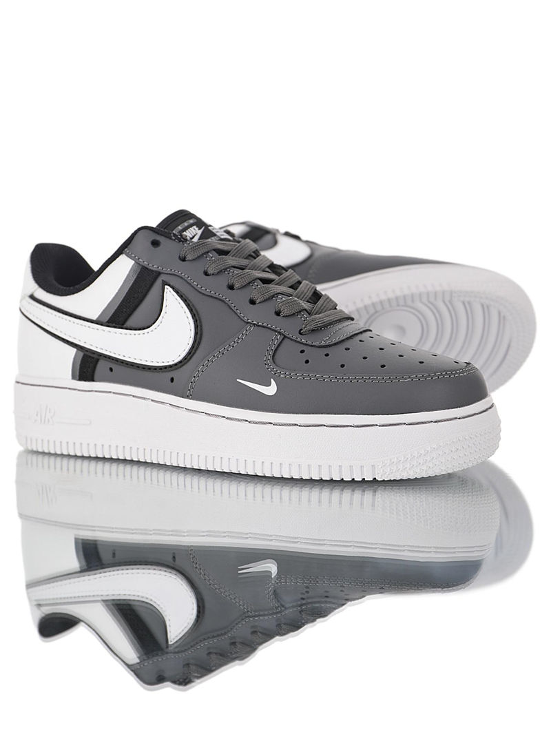 nike air force 1 - Blanco Negro Gris
