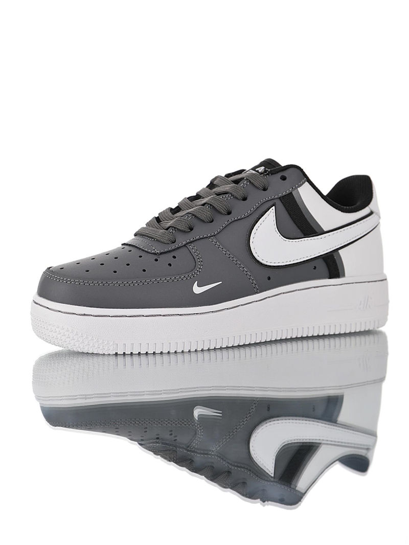 nike air force 1 - Blanco Negro Gris