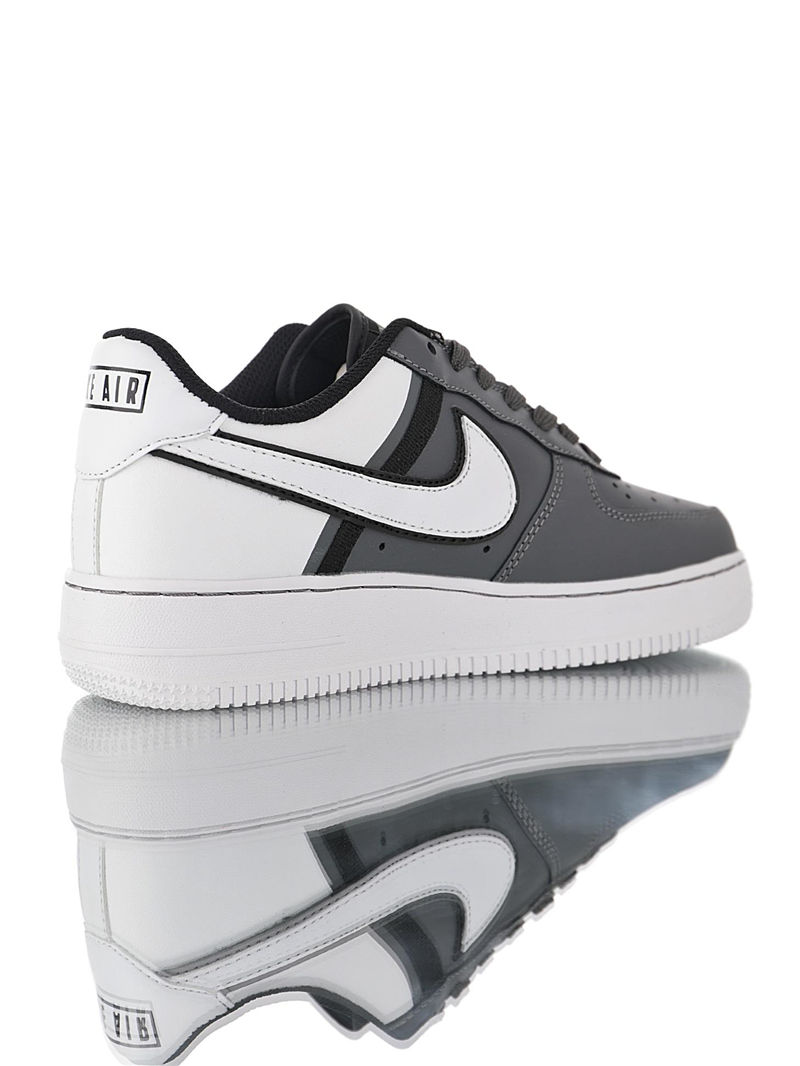 nike air force 1 - Blanco Negro Gris