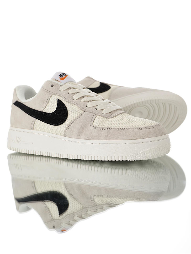 nike air force 1 - Blanco Gris Negro