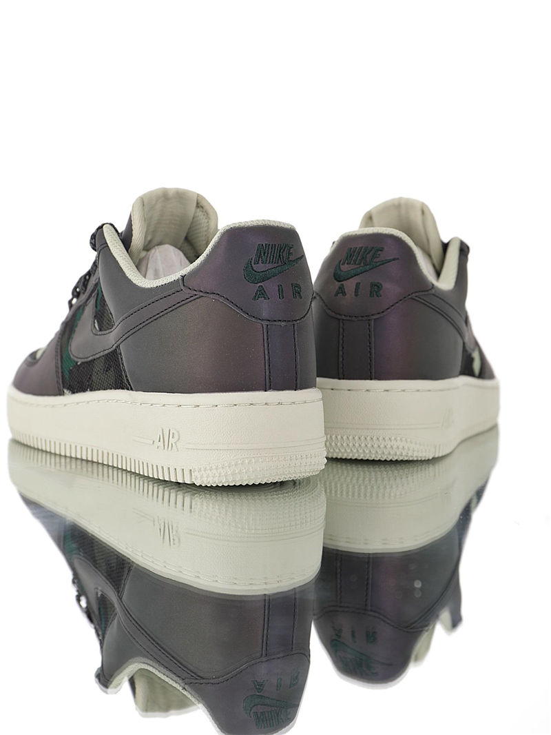 nike air force 1 - Gris Negro Verde Blanco