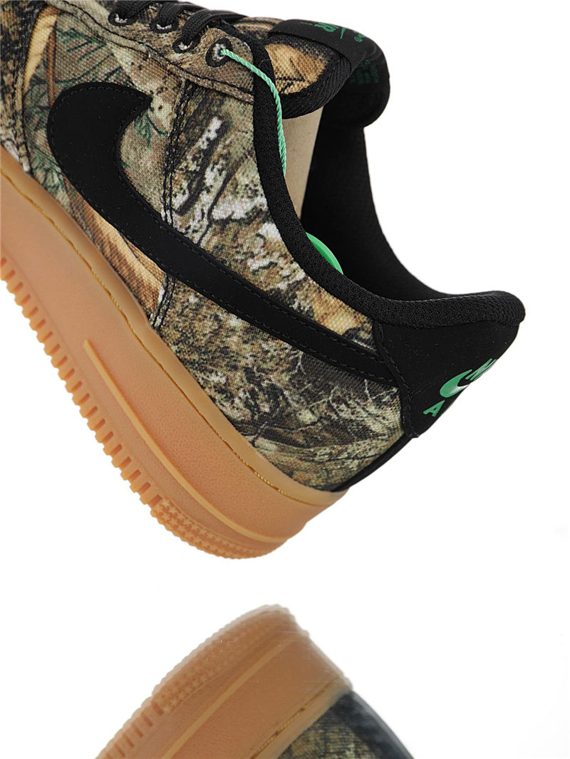 nike air force 1 - Negro Cafe Verde