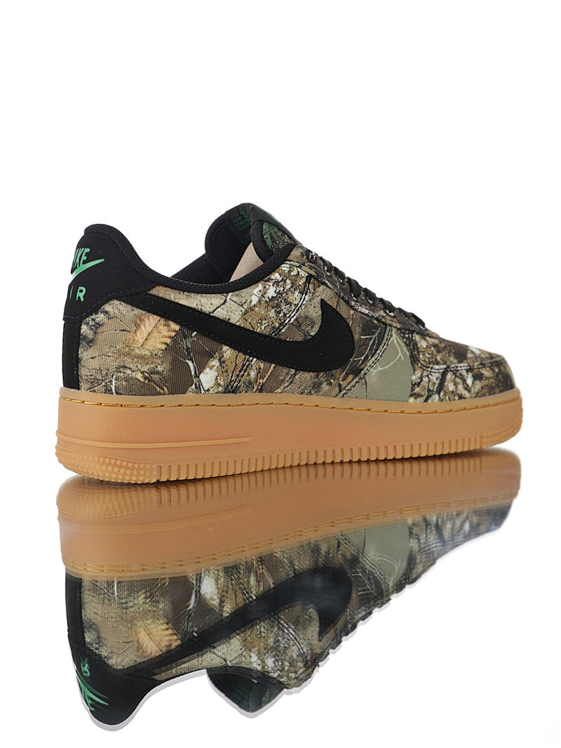 nike air force 1 - Negro Cafe Verde