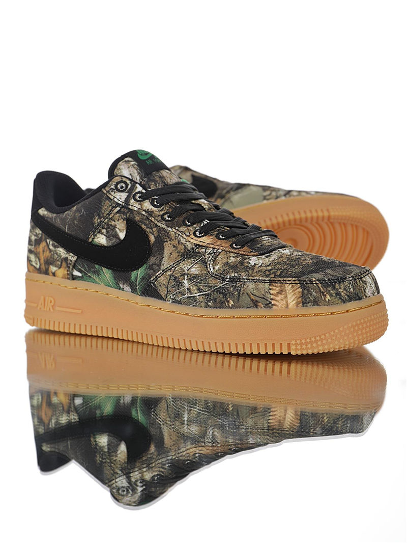 nike air force 1 - Negro Cafe Verde